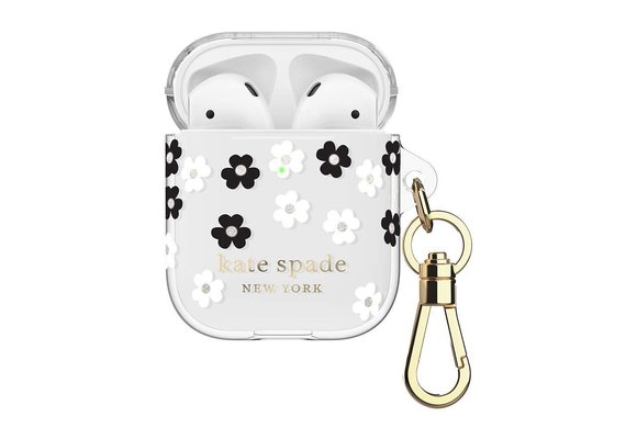 Kate Spade Flexible Case for Apple AirPods 1/2 - Scattered Flowers