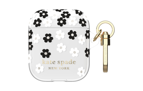 Kate Spade Flexible Case for Apple AirPods 1/2 - Scattered Flowers
