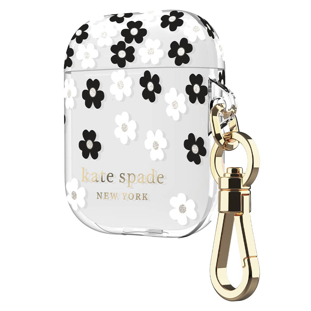 Kate Spade Flexible Case for Apple AirPods 1/2 - Scattered Flowers