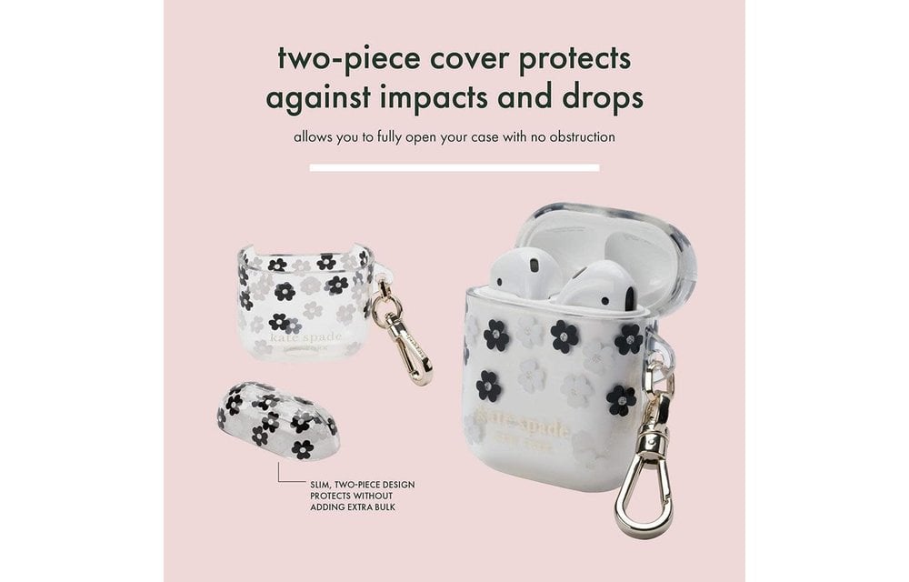 Kate Spade Kate Spade Flexible Case for Apple AirPods - Scattered Flowers -  Gadget Zone