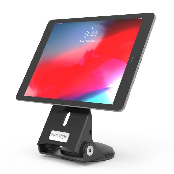 Compulocks Hand Grip and Dock Universal Kiosk Stand for iPad and Tablet - Black
