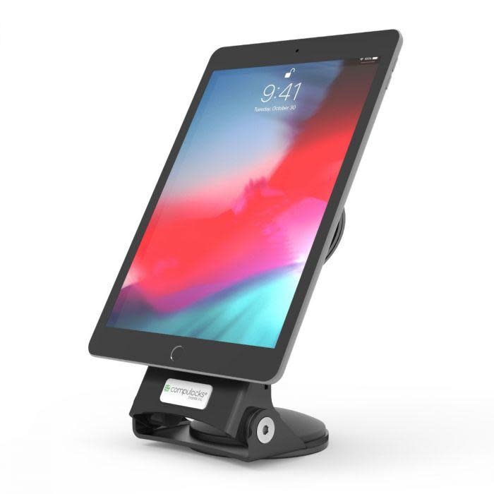 Compulocks Hand Grip and Dock Universal Kiosk Stand for iPad and Tablet - Black