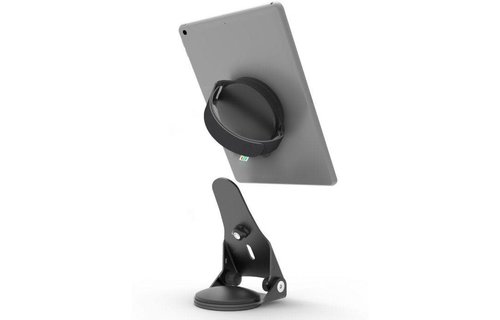 Compulocks Hand Grip and Dock Universal Kiosk Stand for iPad and Tablet - Black