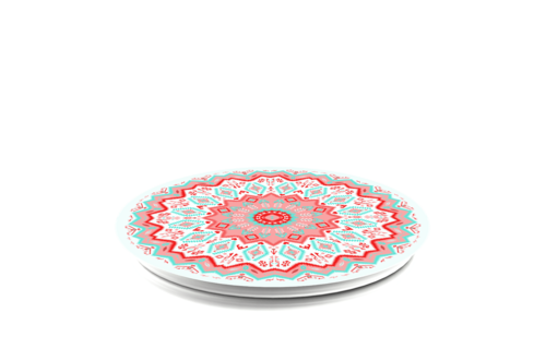 PopSockets Device Stand and Grip - Aztec Mandala Red