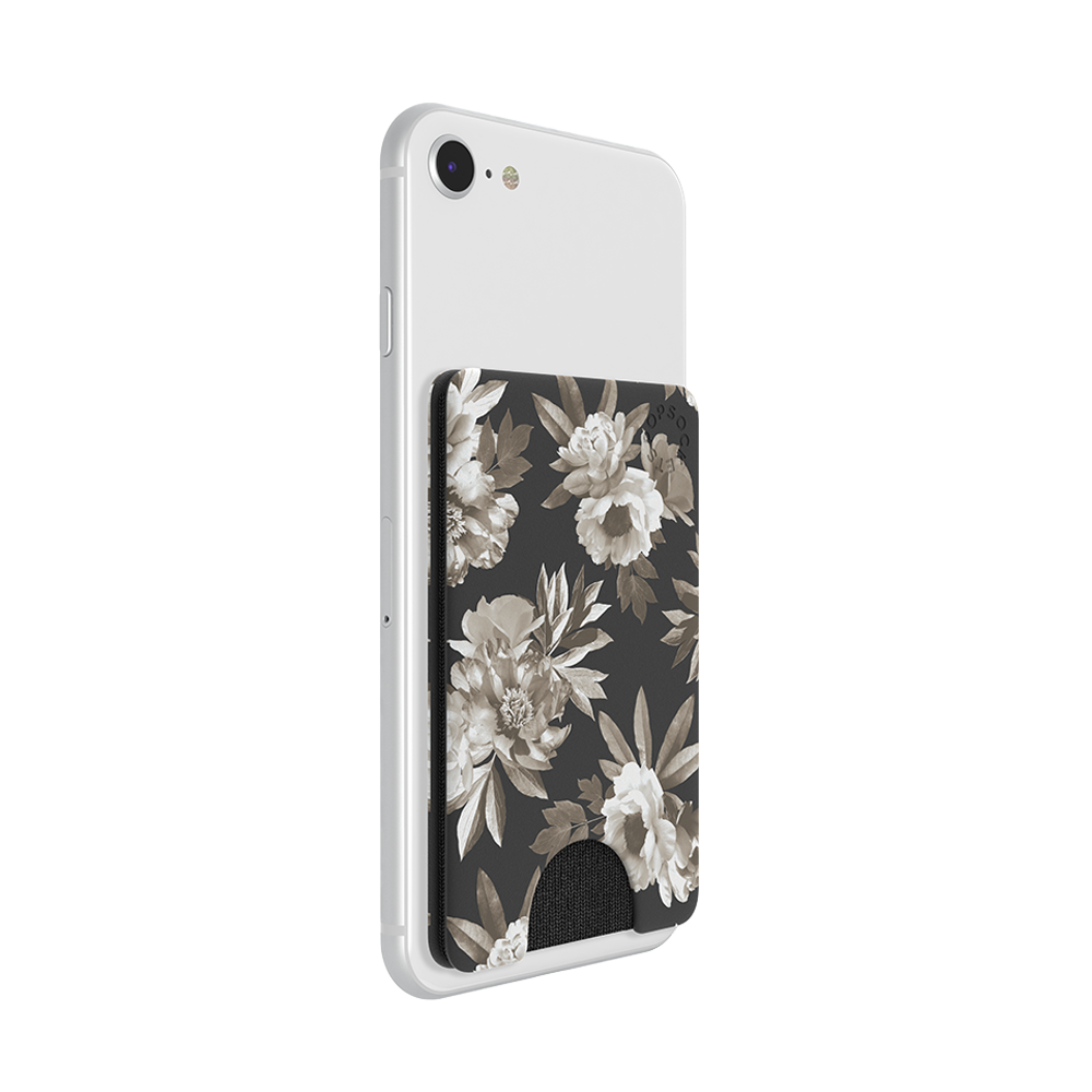 PopSockets PopWallets Card Holder - Mono Floral