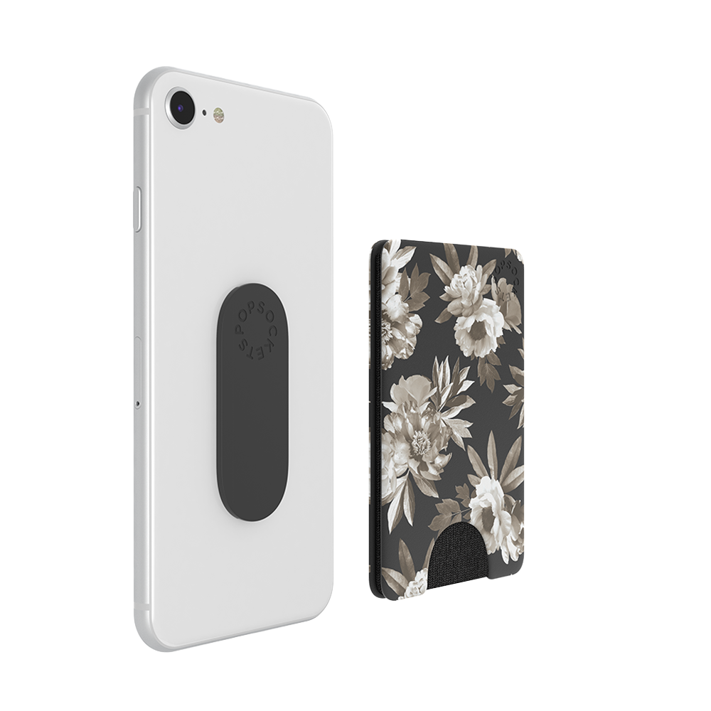 PopSockets PopWallets Card Holder - Mono Floral