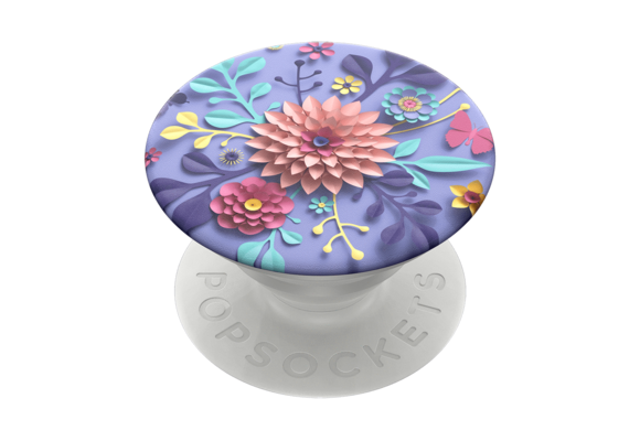 PopSockets PopGrips Swappable Abstract Device Stand and Grip - Craft Flowers