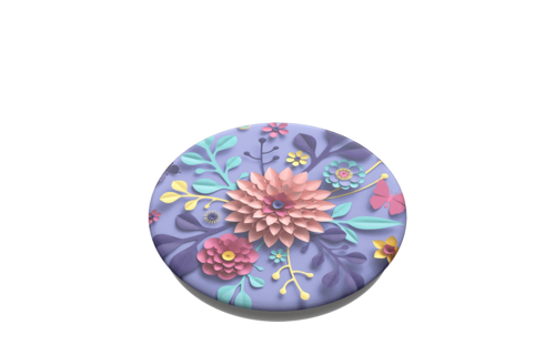 PopSockets PopGrips Swappable Abstract Device Stand and Grip - Craft Flowers