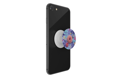 PopSockets PopGrips Swappable Abstract Device Stand and Grip - Craft Flowers