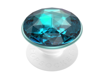 PopSockets PopGrips Swappable Abstract Device Stand and Grip - Disco Crystal Blue