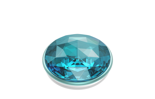 PopSockets PopGrips Swappable Abstract Device Stand and Grip - Disco Crystal Blue