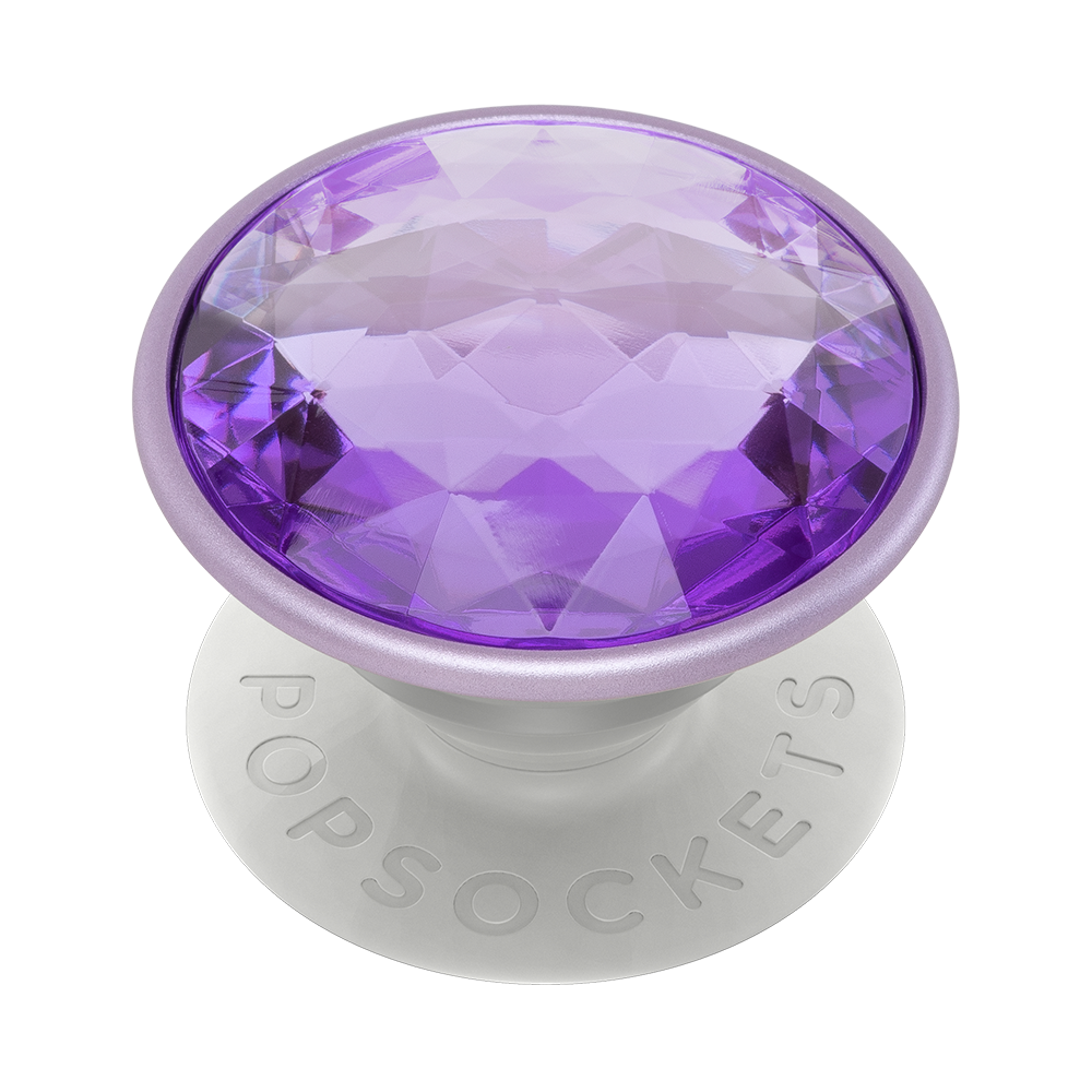 PopSockets PopGrips Swappable Abstract Device Stand and Grip - Disco Crystal Orchid