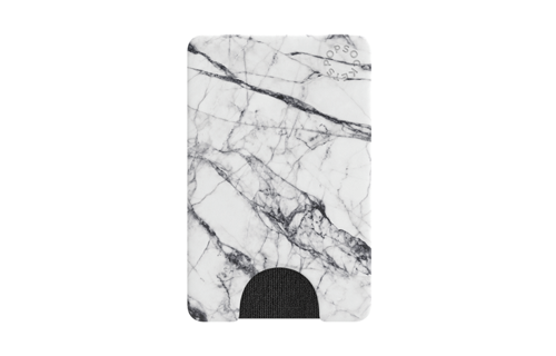PopSockets PopWallets Card Holder - White Marble