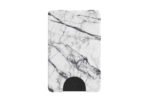 PopSockets PopWallets Card Holder - White Marble