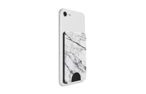 PopSockets PopWallets Card Holder - White Marble