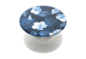 PopSockets PopGrips Swappable Abstract Device Stand and Grip - Blue Island