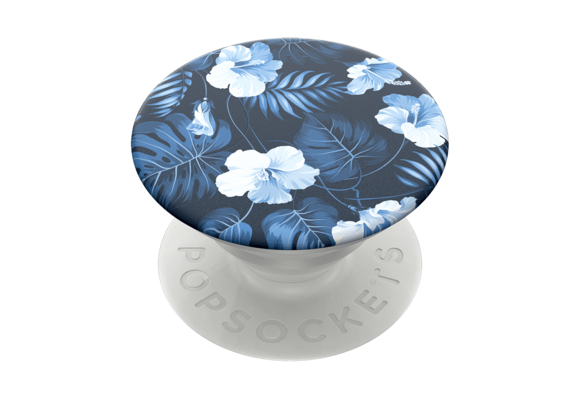 PopSockets PopGrips Swappable Abstract Device Stand and Grip - Blue Island