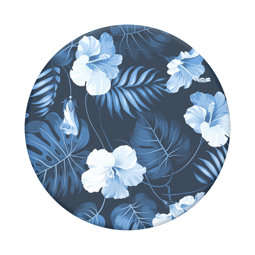 PopSockets PopGrips Swappable Abstract Device Stand and Grip - Blue Island