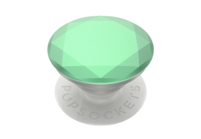 PopSockets PopGrips Premium Swappable Device Stand and Grip - Metallic Diamond Ultra Mint