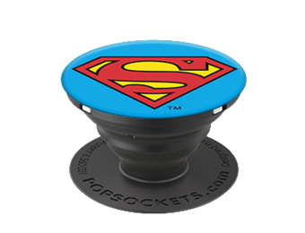 PopSockets PopGrips Licensed Swappable Device Stand and Grip - Superman Icon