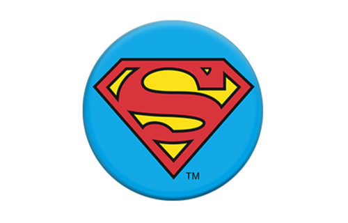 PopSockets PopGrips Licensed Swappable Device Stand and Grip - Superman Icon