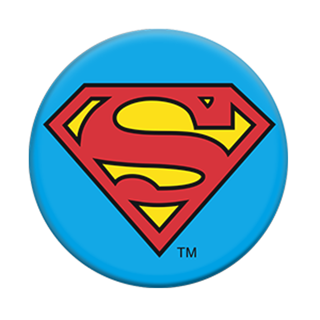 PopSockets PopGrips Licensed Swappable Device Stand and Grip - Superman Icon