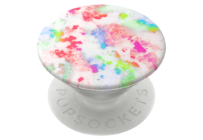 PopSockets PopGrips Abstract Swappable Device Stand and Grip - Rainbow Granite