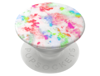 PopSockets PopGrips Abstract Swappable Device Stand and Grip - Rainbow Granite