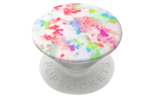 PopSockets PopGrips Abstract Swappable Device Stand and Grip - Rainbow Granite