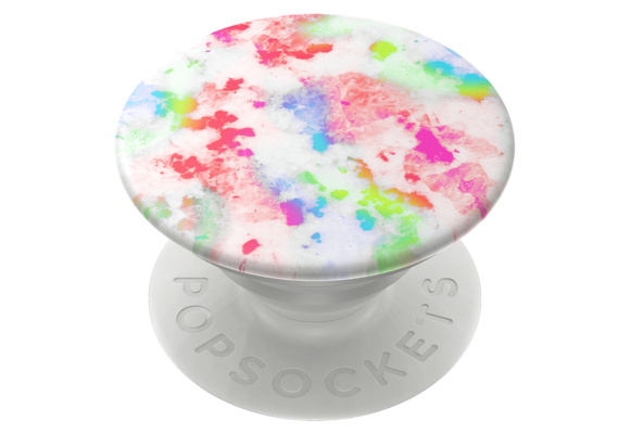 PopSockets PopGrips Abstract Swappable Device Stand and Grip - Rainbow Granite