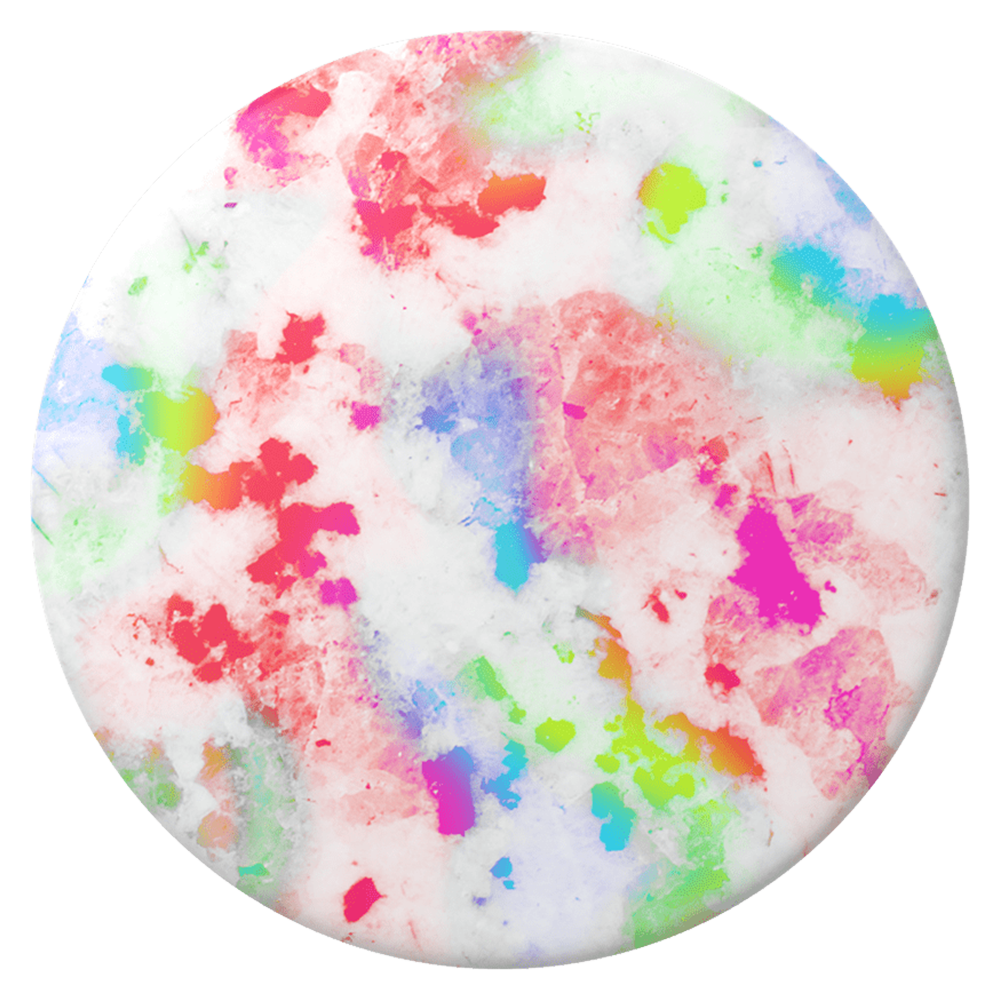 PopSockets PopGrips Abstract Swappable Device Stand and Grip - Rainbow Granite