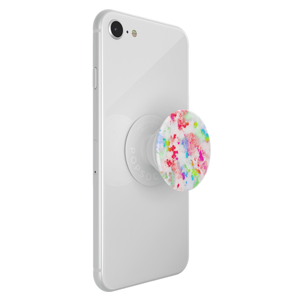 PopSockets PopGrips Abstract Swappable Device Stand and Grip - Rainbow Granite