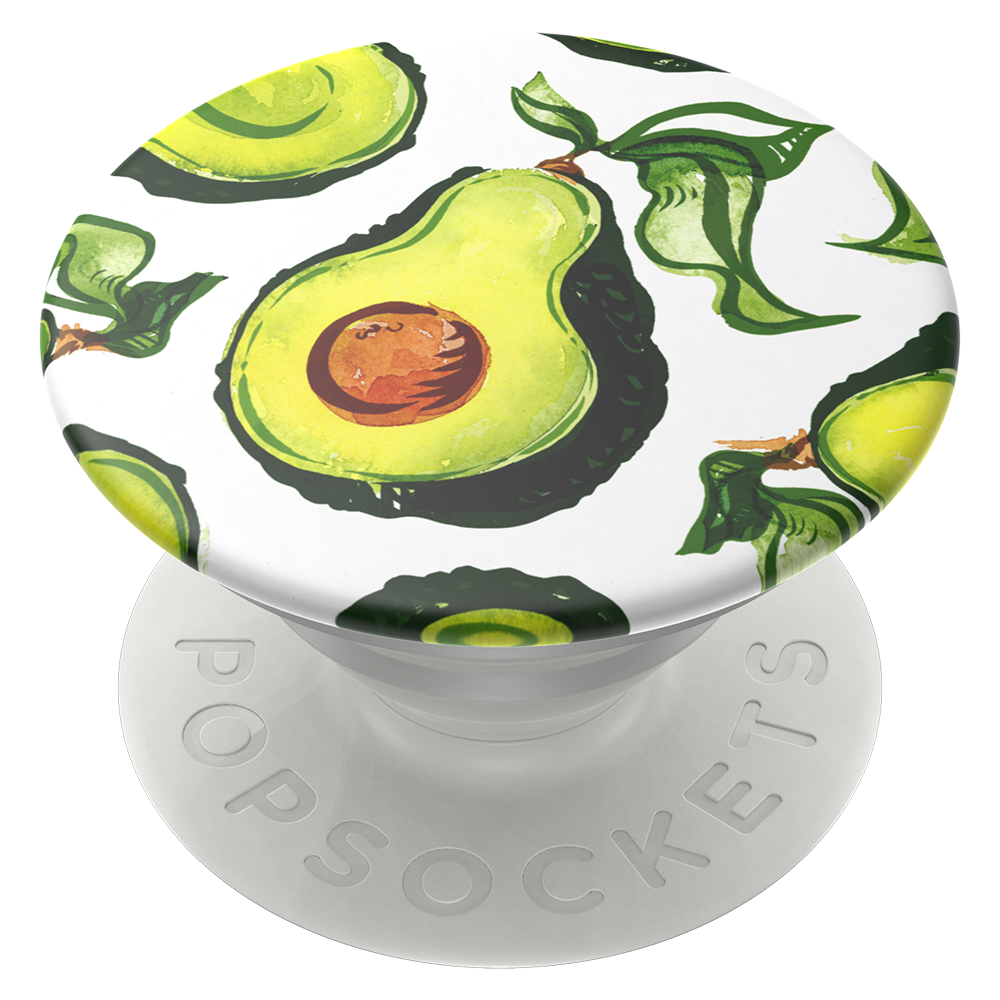 PopSockets PopGrip Swappable Abstract Device Stand and Grip - Guac Vintage Pearl