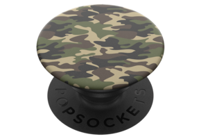 PopSockets PopGrip Swappable Abstract Device Stand and Grip - Woodland Camo