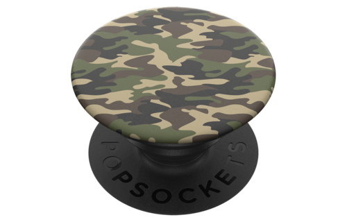 PopSockets PopGrip Swappable Abstract Device Stand and Grip - Woodland Camo