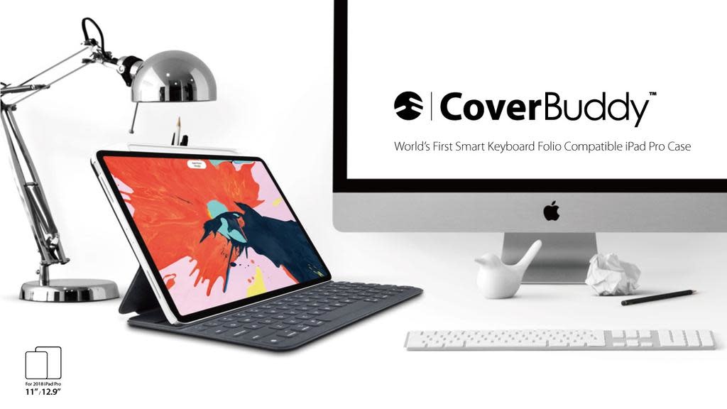 SwitchEasy CoverBuddy for iPad Pro 12.9" 3rd Generation - Dark Gray