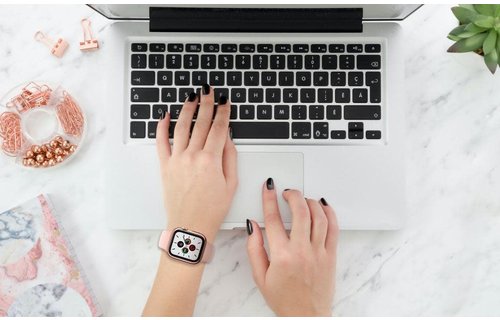 SwitchEasy Odyssey Metail Case for Apple Watch 40mm - Flash Rose Gold