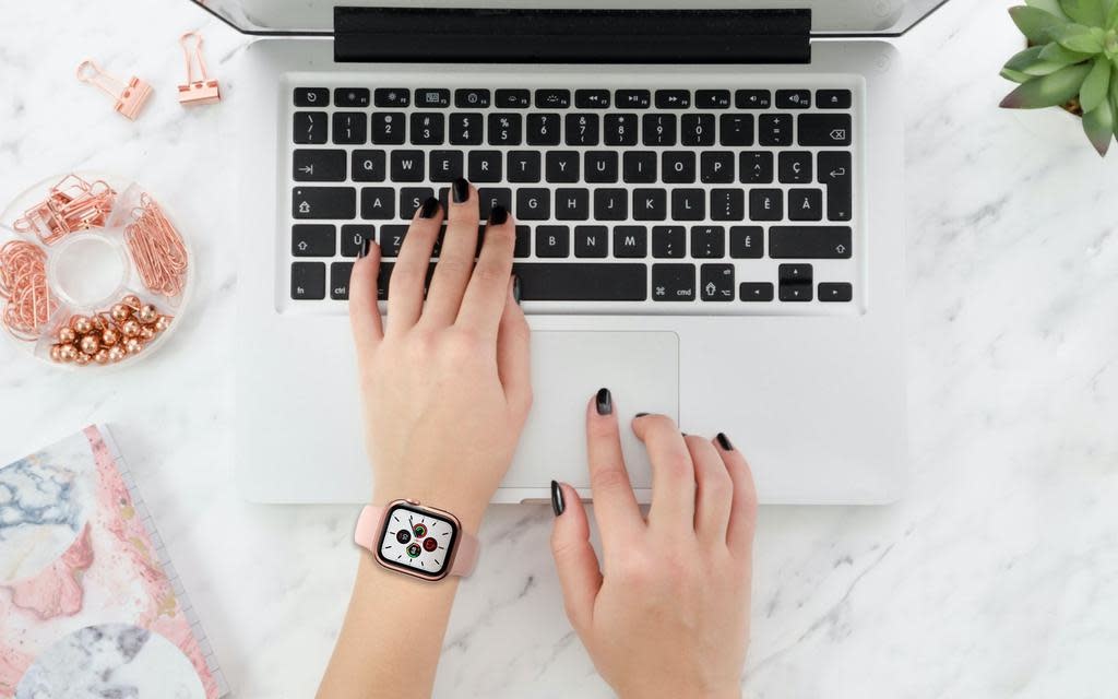 SwitchEasy Odyssey Metail Case for Apple Watch 40mm - Flash Rose Gold