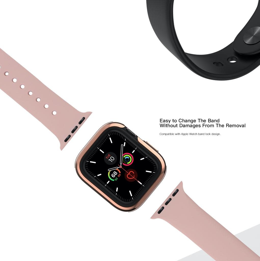 SwitchEasy Odyssey Metail Case for Apple Watch 40mm - Flash Rose Gold