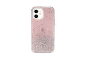 SwitchEasy Starfield Case for iPhone 12 Mini - Transparent Rose