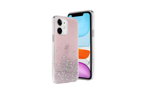 SwitchEasy Starfield Case for iPhone 12 Mini - Transparent Rose
