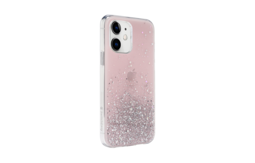 SwitchEasy Starfield Case for iPhone 12 Mini - Transparent Rose