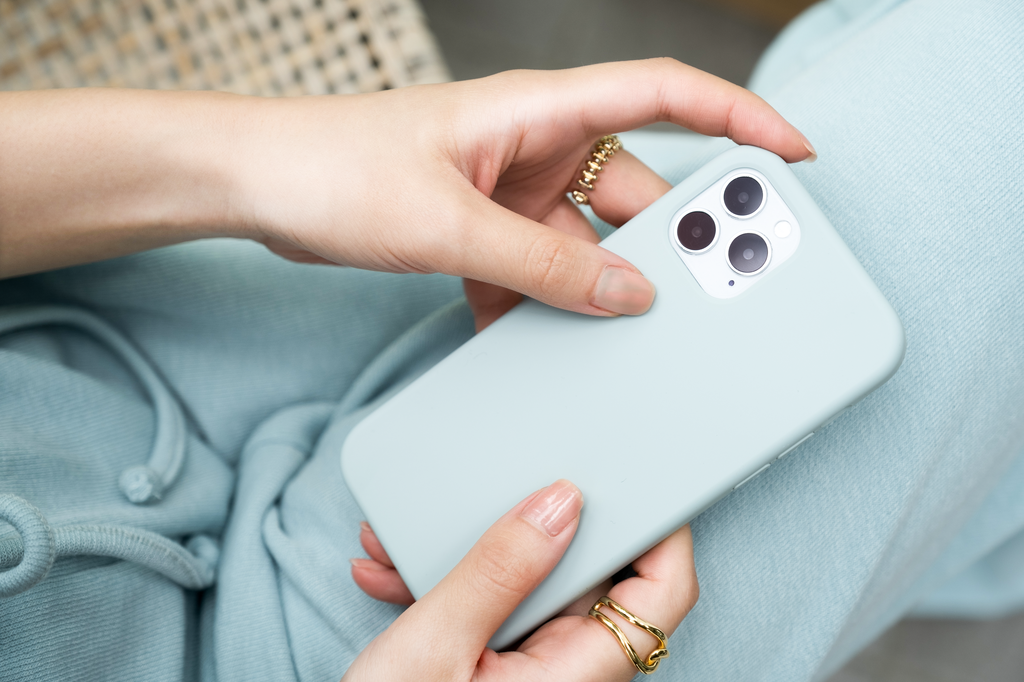 SwitchEasy Skin Silicone Case for iPhone 12 Mini - Sky Blue