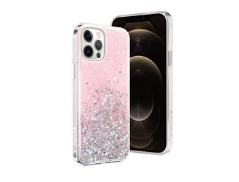 SwitchEasy Starfield Case for iPhone 12 / 12 Pro - Transparent Rose