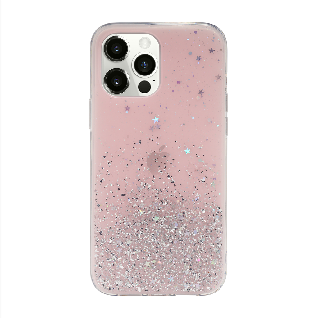 SwitchEasy Starfield Case for iPhone 12 / 12 Pro - Transparent Rose