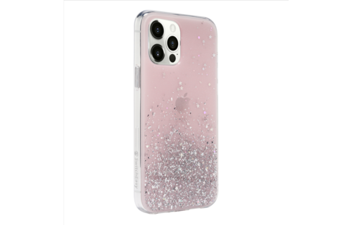 SwitchEasy Starfield Case for iPhone 12 / 12 Pro - Transparent Rose