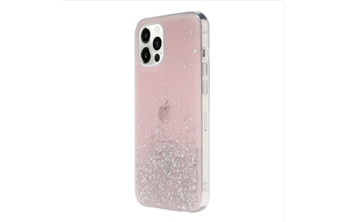 SwitchEasy Starfield Case for iPhone 12 / 12 Pro - Transparent Rose