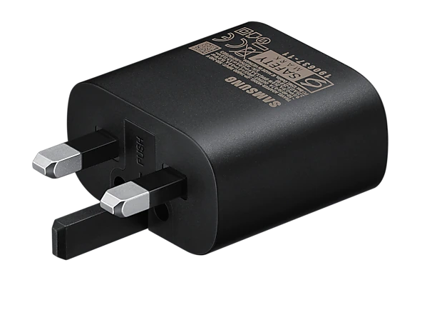 Samsung Travel Adapter Super Fast Charging 25W With USB Type-C to Type-C Cable - Black