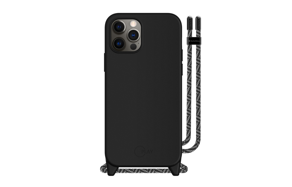 SwitchEasy Play Silicone Case for iPhone 12 / 12 Pro - Black