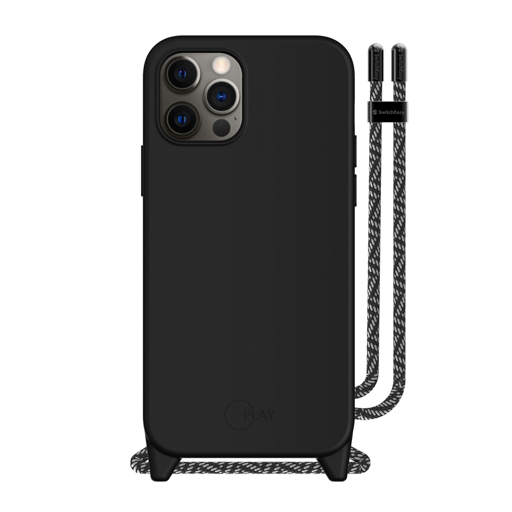 SwitchEasy Play Silicone Case for iPhone 12 / 12 Pro - Black